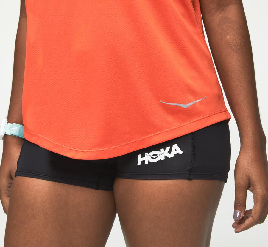 Hoka One One Top Dames - Performance Tank - Oranje - AP9045861